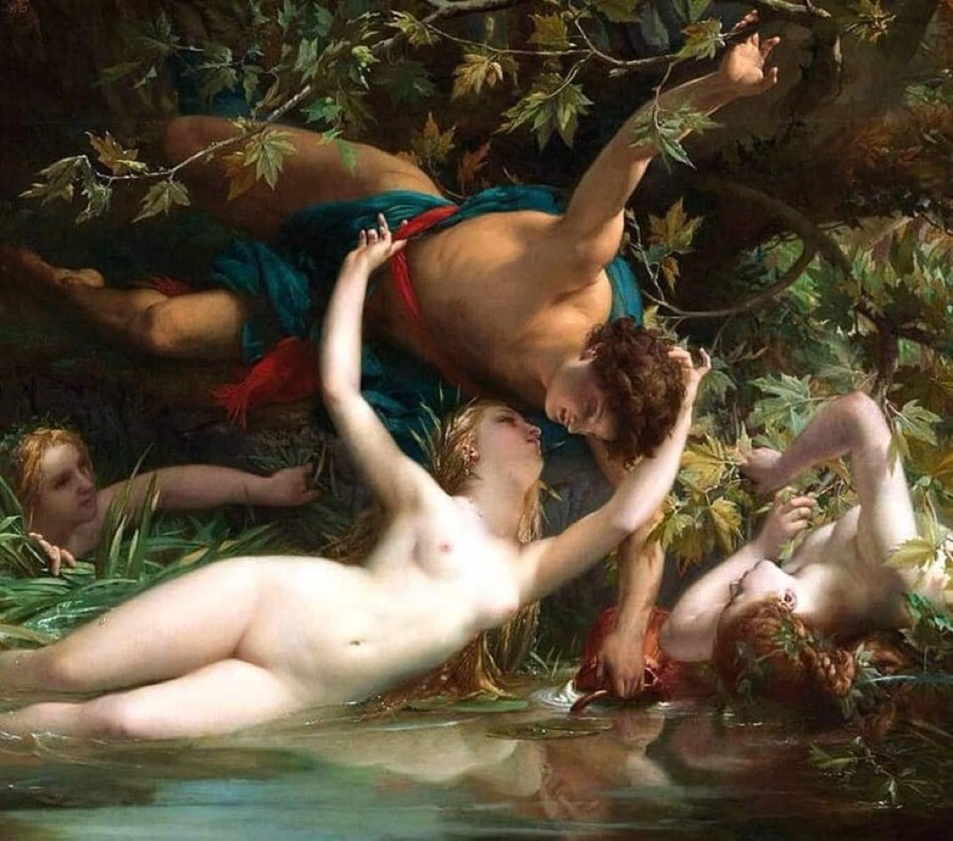Jules-Eugène Lenepveu (1865) – Hylas Attracted by the Nymphs
