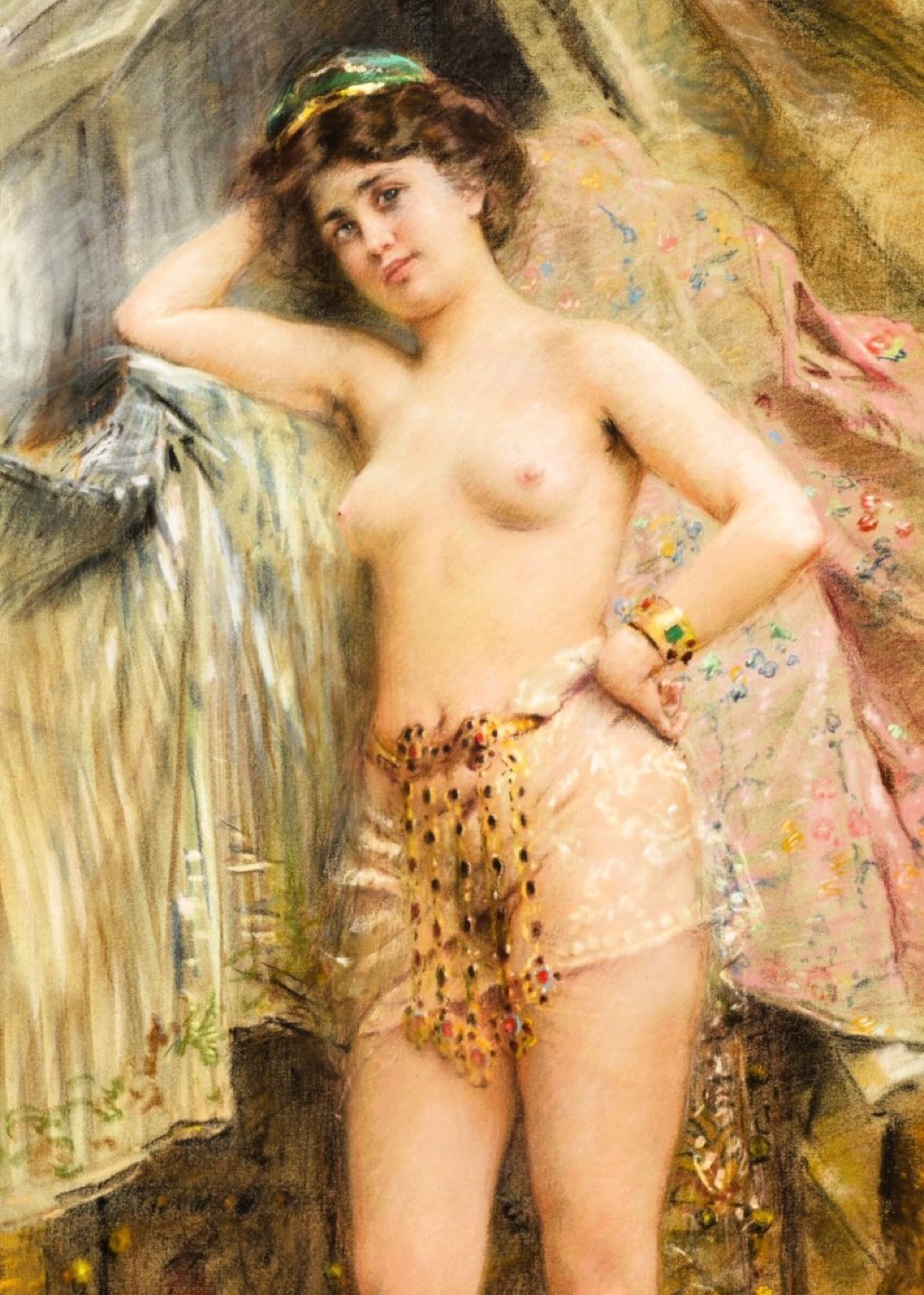 Konstantin Egorovich Makovsky (1839-1915) – Odalisque